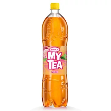 Üdítőital, szénsavmentes, 1,5 l, RAUCH "Mytea", őszibarack