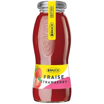 Üdítőital, szénsavmentes, 0,2 l, RAUCH "Prémium", eper