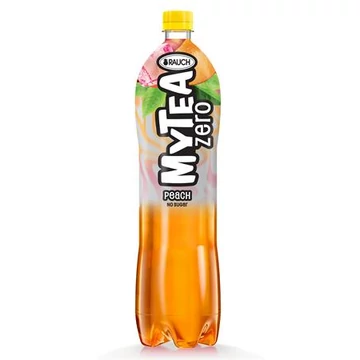 Üdítőital, szénsavmentes, cukormentes, 1,5 l, RAUCH "Mytea ZERO", őszibarack