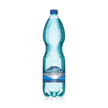 Ásványvíz, szénsavas, THEODORA, 1,5 l, "Kékkúti Calcia"