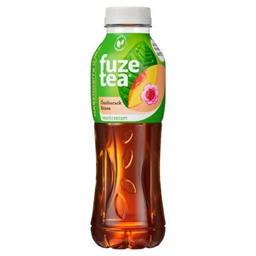 Üdítőital, szénsavmentes, 0,5 l, FUZETEA, barack-rózsa