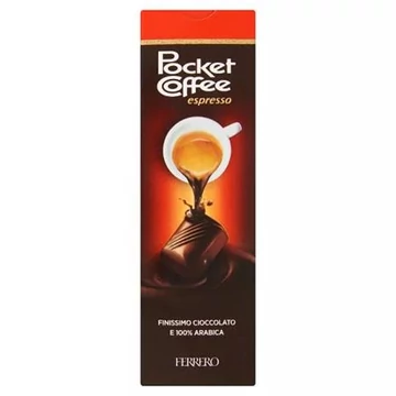 Csokoládé praliné, 62,5 g, POCKET COFFEE Csokoládé praliné, 62,5 g, POCKET COFFEE