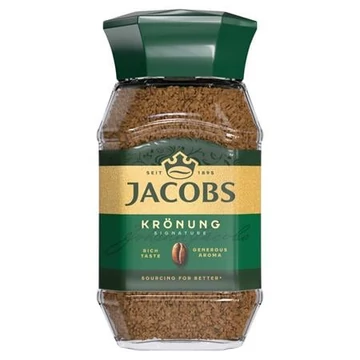 Instant kávé, 200 g, üveges, JACOBS "Krönung"