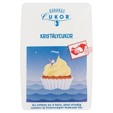 Kristálycukor, 1 kg, KORONÁS CUKOR Kristálycukor, 1 kg, KORONÁS CUKOR