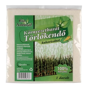 Törlőkendő, BIO NATURAL, kukorica Törlőkendő, BIO NATURAL, kukorica