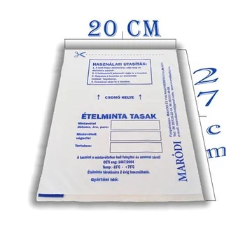 Ételminta tasak, 20x27 cm, 500 db Ételminta tasak, 20x27 cm, 500 db