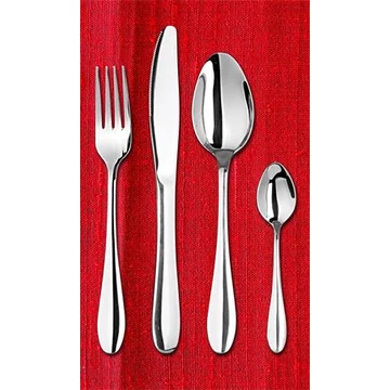 Evőeszköz szett, rozsdamentes acél, 24 db-os szett, "Palermo" Evőeszköz szett, rozsdamentes acél, 24 db-os szett, "Palermo"