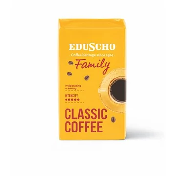 Kávé, pörkölt, őrölt, 1000 g, EDUSCHO "Family"