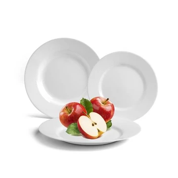 Desszertes tányér, fehér, 19 cm, 24 db-os szett, "GastroLine"