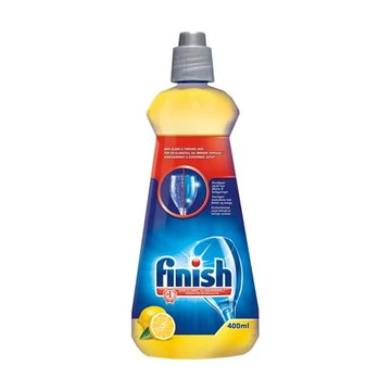 Gépi öblítőszer, 400 ml, FINISH, "Shine&Dry", citrom Gépi öblítőszer, 400 ml, FINISH, "Shine&Dry", citrom