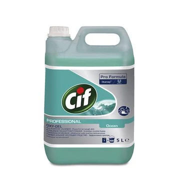 Általános tisztító- és fertőtlenítőszer, 5 l, CIF "Professional Oxy-Gel", óceán Általános tisztító- és fertőtlenítőszer, 5 l, CIF "Professional Oxy-Gel", óceán