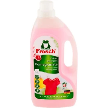 Folyékony mosószer, 1,5 l, FROSCH, gránátalma Folyékony mosószer, 1,5 l, FROSCH, gránátalma