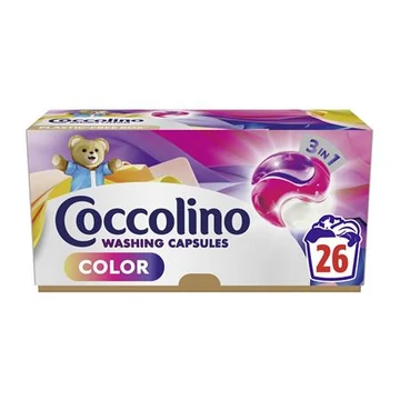 Mosókapszula, 26 db, COCCOLINO "3in1 Color" Mosókapszula, 26 db, COCCOLINO "3in1 Color"