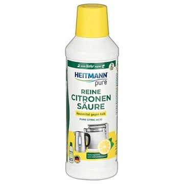 Vízkőoldó folyadék, citromsavval, 500 ml, HEITMANN "Pure" Vízkőoldó folyadék, citromsavval, 500 ml, HEITMANN "Pure"