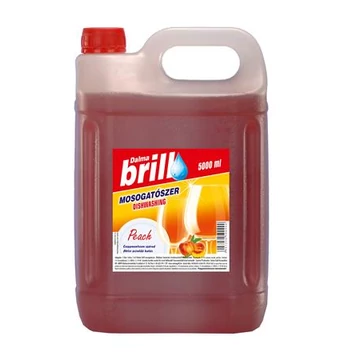 Mosogatószer, utántöltő, 5 l, "Brill", barack Mosogatószer, utántöltő, 5 l, "Brill", barack