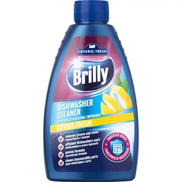 Mosogatógép tisztító, 250 ml, "Brilly", citrus fresh Mosogatógép tisztító, 250 ml, "Brilly", citrus fresh