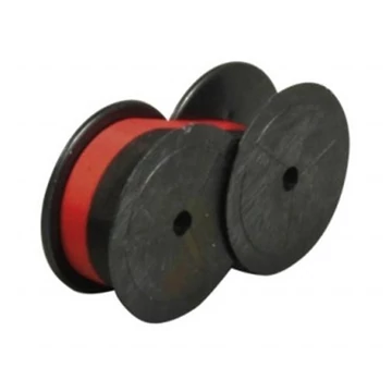 Festékszalag 13 mm-es két orsós számológéphez, írógépekhez, VICTORIA TECHNOLOGY GR 51, piros-fekete