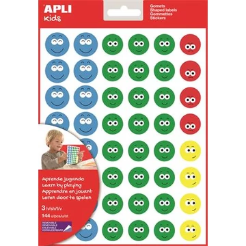 Matrica, emoji, APLI Kids "Stickers", boldog arcok Matrica, emoji, APLI Kids "Stickers", boldog arcok
