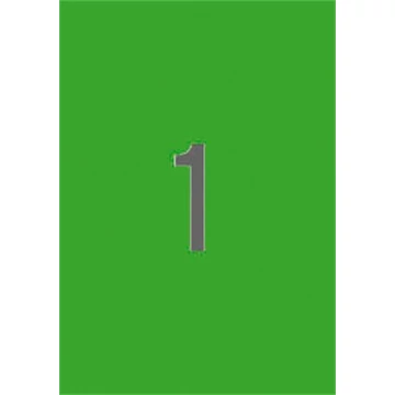 Etikett, 210x297 mm, színes, APLI, zöld, 20 etikett/csomag Etikett, 210x297 mm, színes, APLI, zöld, 20 etikett/csomag