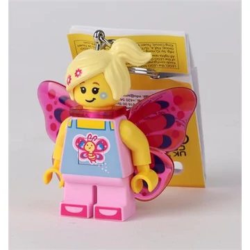 Kulcstartó, LED világítással, LEGO "Butterfly Girl"