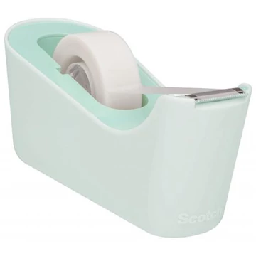 Ragasztószalag-adagoló, asztali, feltöltött, 3M SCOTCH "C18", menta Ragasztószalag-adagoló, asztali, feltöltött, 3M SCOTCH "C18", menta