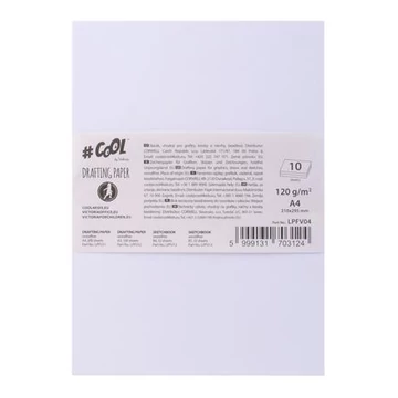 Rajzlap, famentes, A4, 120 g/m2, COOL BY VICTORIA