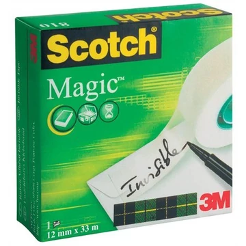 Ragasztószalag, 12 mm x 33 m, 3M SCOTCH "Magic Tape 810" Ragasztószalag, 12 mm x 33 m, 3M SCOTCH "Magic Tape 810"