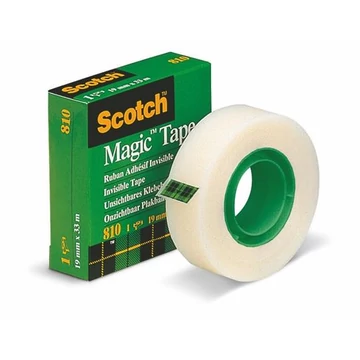 Ragasztószalag, 19 mm x 33 m, 3M SCOTCH "Magic Tape 810" Ragasztószalag, 19 mm x 33 m, 3M SCOTCH "Magic Tape 810"