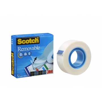 Ragasztószalag, 19 mm x 33 m, eltávolítható, 3M SCOTCH "Magic Tape 811" Ragasztószalag, 19 mm x 33 m, eltávolítható, 3M SCOTCH "Magic Tape 811"
