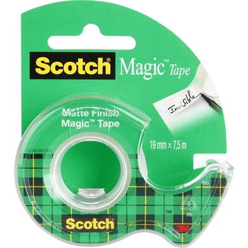 Ragasztószalag, adagolón, kézi, 19 mm x 7,5 m, 3M SCOTCH "Magic Tape 810" Ragasztószalag, adagolón, kézi, 19 mm x 7,5 m, 3M SCOTCH "Magic Tape 810"