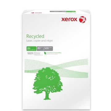 Másolópapír, újrahasznosított, A3, 80 g, XEROX "Recycled", 500 lap/csomag