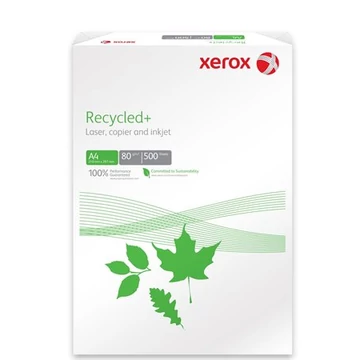 Másolópapír, újrahasznosított, A3, 80 g, XEROX "Recycled Plus", 500 lap/csomag