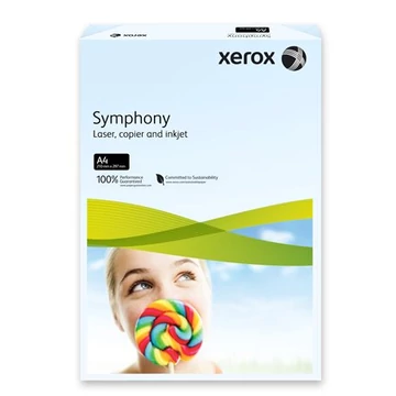 Másolópapír, színes, A4, 80 g, XEROX "Symphony", világoskék (pasztell), 500 lap/csomag
