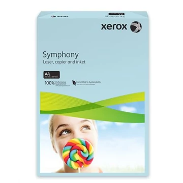 Másolópapír, színes, A4, 80 g, XEROX "Symphony", kék (közép) Másolópapír, színes, A4, 80 g, XEROX "Symphony", kék (közép)