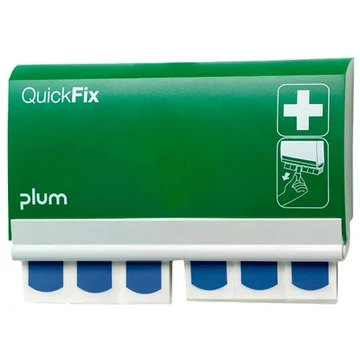 Sebtapasz adagoló "Quick Fix Detectable", 90 darabos, fémszálas, PLUM Sebtapasz adagoló "Quick Fix Detectable", 90 darabos, fémszálas, PLUM
