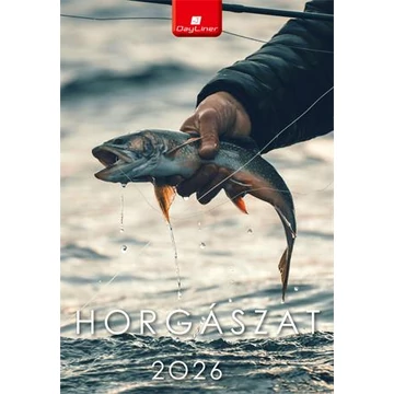 Naptár, fali, DAYLINER, "Horgász"
