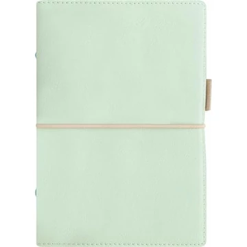 Kalendárium, gyűrűs, betétlapokkal, A5 méret, FILOFAX, "Domino" Soft", pasztellzöld