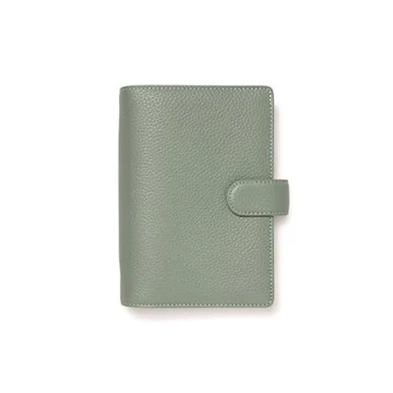 Kalendárium, gyűrűs, betétlapokkal, personal méret, FILOFAX "Norfolk", zöld Kalendárium, gyűrűs, betétlapokkal, personal méret, FILOFAX "Norfolk", zöld