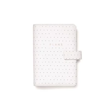 Kalendárium, gyűrűs, betétlapokkal, personal méret, FILOFAX "Moonlight", fehér Kalendárium, gyűrűs, betétlapokkal, personal méret, FILOFAX "Moonlight", fehér