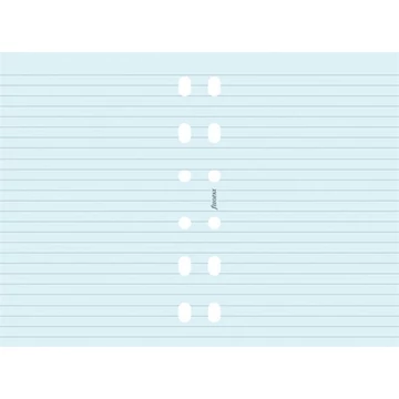 Kalendárium betét, jegyzetlap, personal méret, vonalas, FILOFAX, kék