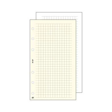 Kalendárium betét, jegyzetlap, "M", kockás, SATURNUS, fehér Kalendárium betét, jegyzetlap, "M", kockás, SATURNUS, fehér