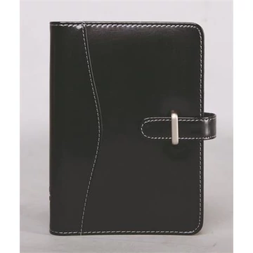 Kalendárium, gyűrűs, betétlapokkal, "S", műbőr, SATURNUS, "437", fekete Kalendárium, gyűrűs, betétlapokkal, "S", műbőr, SATURNUS, "437", fekete