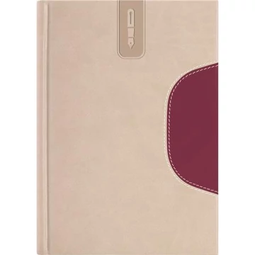 Tárgyalási napló, B5, DAYLINER, "Memphis", bézs-padlizsán