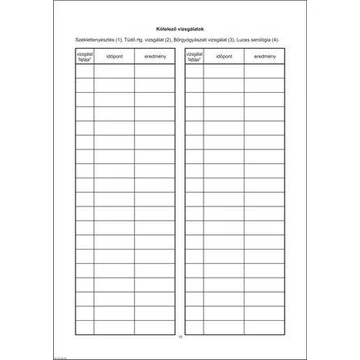 Nyomtatvány, egészségügyi kiskönyv, A6, VICTORIA PAPER "C.3151-2" Nyomtatvány, egészségügyi kiskönyv, A6, VICTORIA PAPER "C.3151-2"