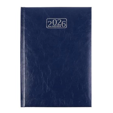 Naptár, tervező, A5, napi, VICTORIA OFFICE "Chrono", kék (2025 évi)