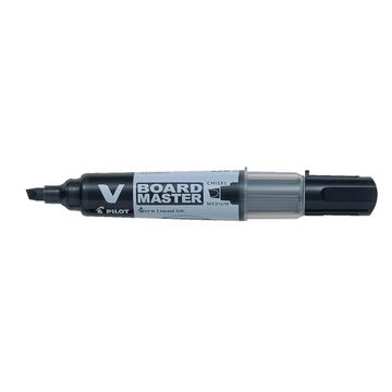 Táblamarker, 2,2-5,2 mm, vágott, PILOT "V-Board Master", fekete
