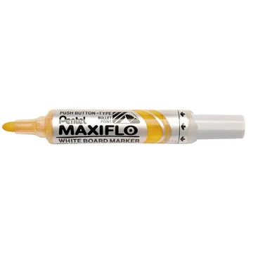 Táblamarker, 2,5 mm, kúpos, PENTEL "Maxiflo MWL5M", sárga Táblamarker, 2,5 mm, kúpos, PENTEL "Maxiflo MWL5M", sárga