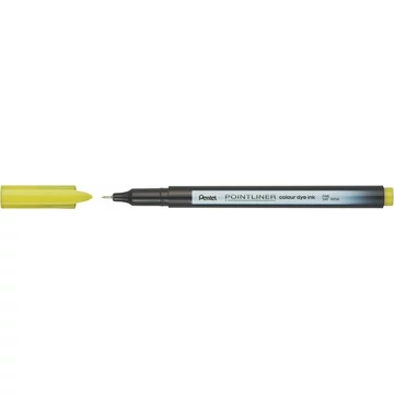 Tűfilc, 0,4 mm, PENTEL "Pointliner", limezöld