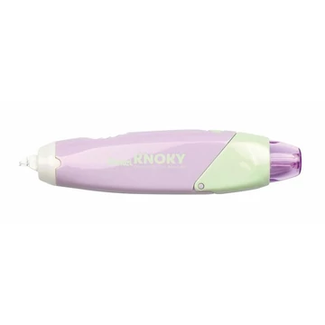 Hibajavító roller, 5 mm x 6 m, utántölthető, PENTEL "Knoky", világoszöld-lila Hibajavító roller, 5 mm x 6 m, utántölthető, PENTEL "Knoky", világoszöld-lila