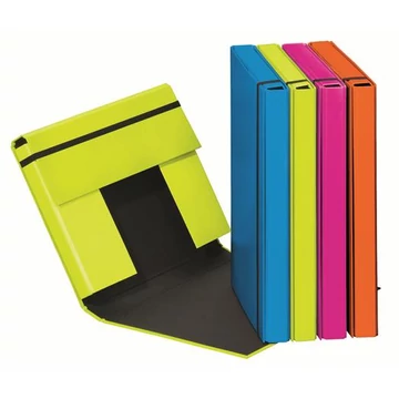 Gumis mappa, A5, 40 mm, karton, PAGNA "Trend", 5 különböző szín Gumis mappa, A5, 40 mm, karton, PAGNA "Trend", 5 különböző szín